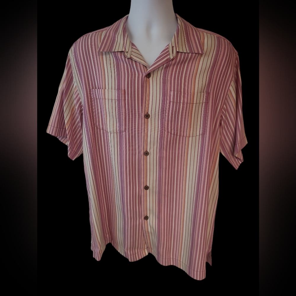 Tommy Bahama Men's Button Down Short Sleeve Shirt Size M